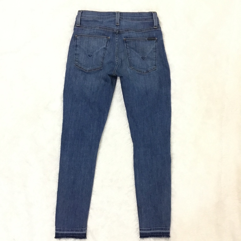 Hudson Natalie Cropped Skinny Released Hem Jeans - Picture 5 of 8